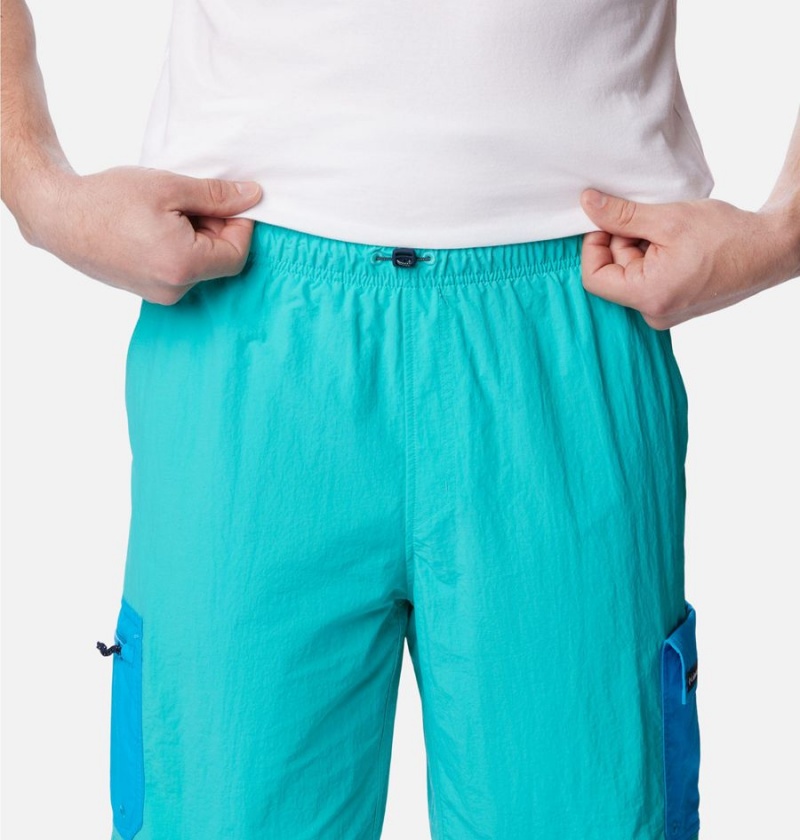 Turquoise Men's Columbia Summerdry Brief Shorts | 7285-KOMGX