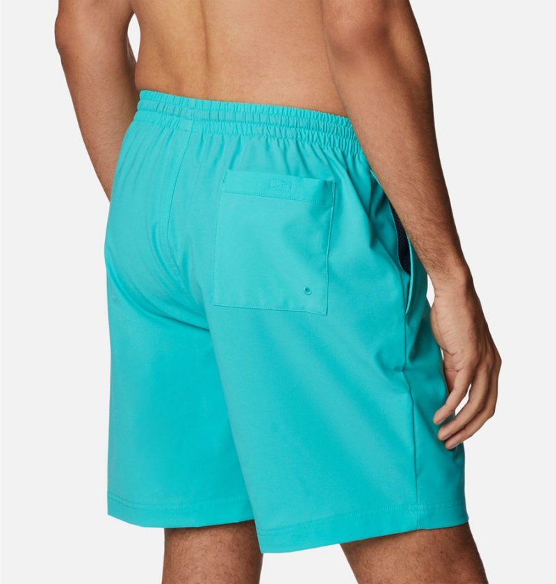 Turquoise Men's Columbia Summertide Stretch Shorts | 2784-DQJNV