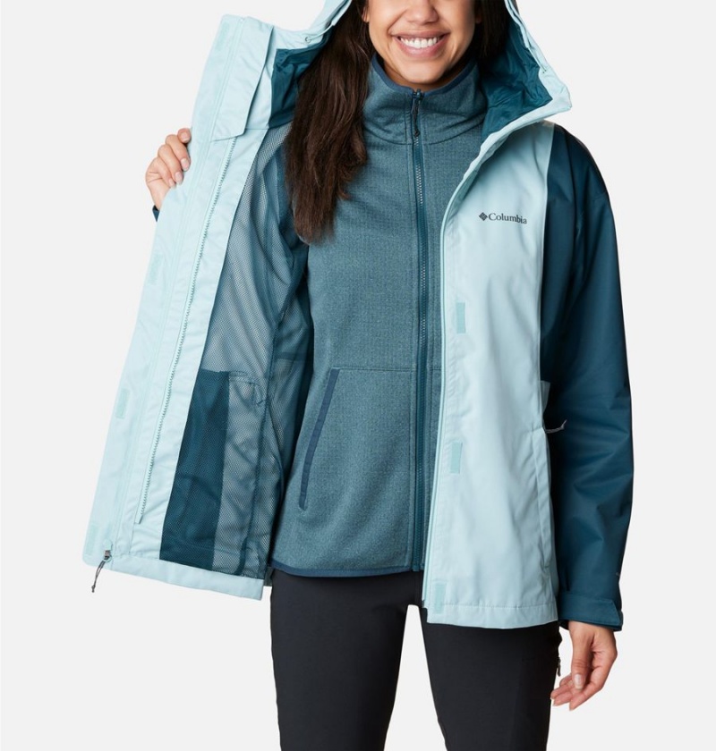 Turquoise Women's Columbia Hikebound Interchange 3 In 1 Jackets | 8947-MQXSL