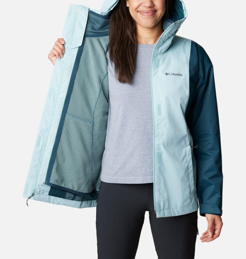 Turquoise Women's Columbia Hikebound Interchange 3 In 1 Jackets | 8947-MQXSL