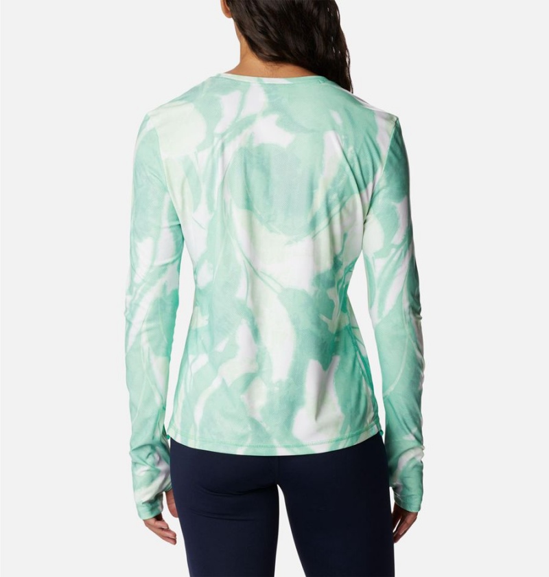 Turquoise Women's Columbia Sun Deflector Summerdry Long Sleeve T-Shirt | 8491-XDKAP