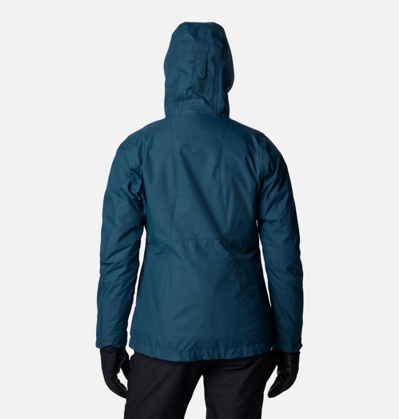 Turquoise Women's Columbia Whirlibird IV Interchange Ski Jacket | 2018-NRLOC