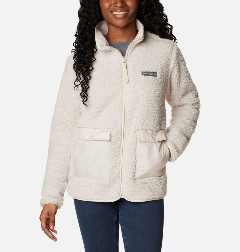 White Women's Columbia Drop Ridge Interchange 3 In 1 Jackets | 6427-MOLKC