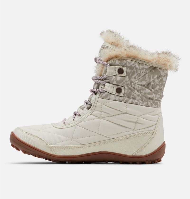 White Women's Columbia Minx Shorty III Boots | 1437-TMODL