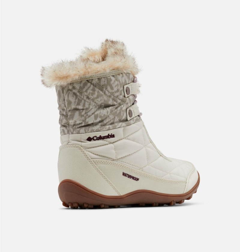 White Women's Columbia Minx Shorty III Boots | 1437-TMODL