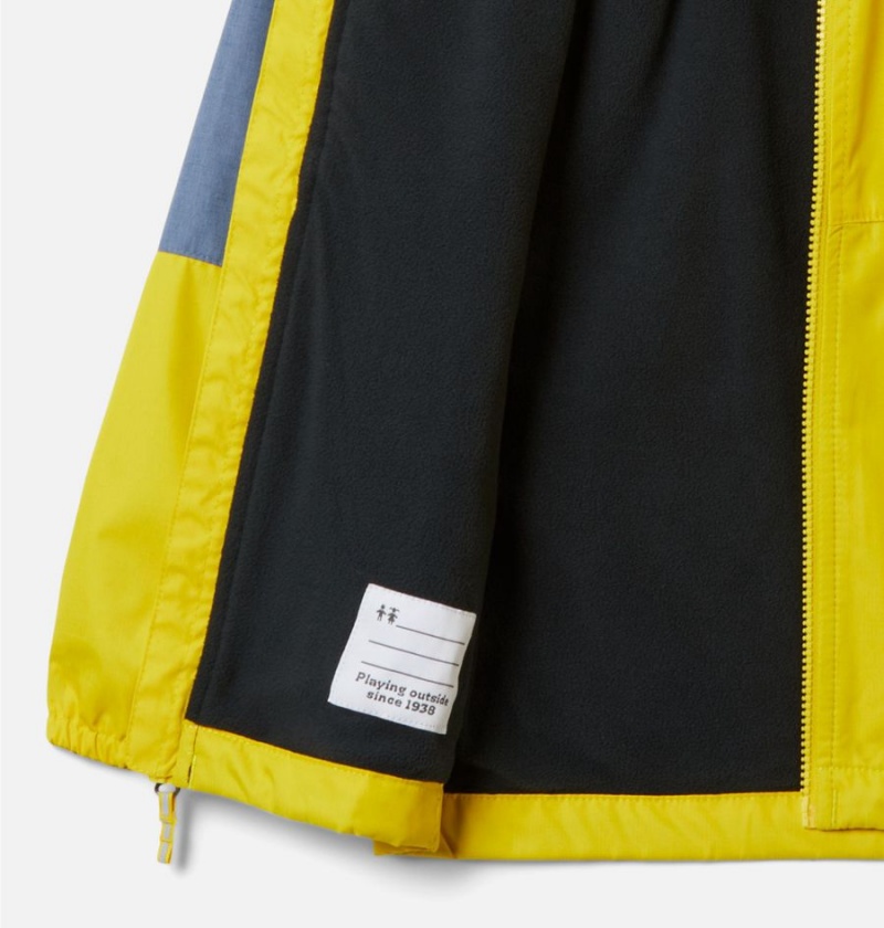 Yellow Kids' Columbia Endless Explorer Jacket | 0823-HOTZN