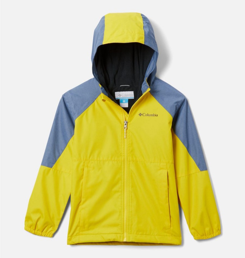 Yellow Kids\' Columbia Endless Explorer Jacket | 0823-HOTZN