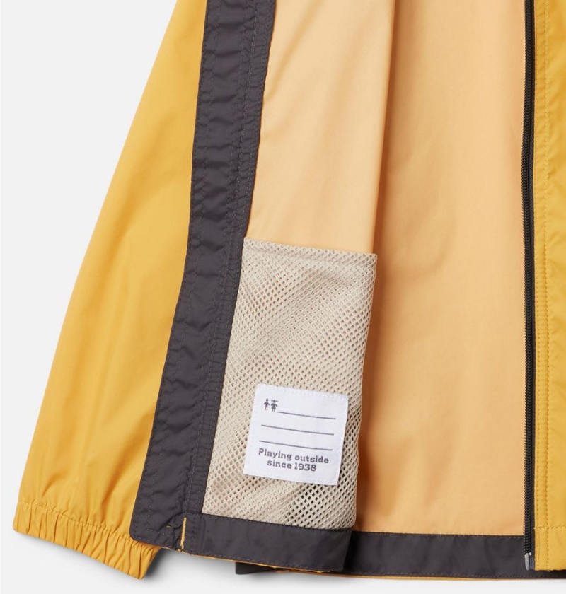 Yellow Kids' Columbia Glennaker Jacket | 6279-NIQAR