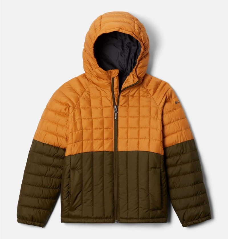 Yellow Kids\' Columbia Humphrey Hills Puffer Jacket | 3728-HGBWM