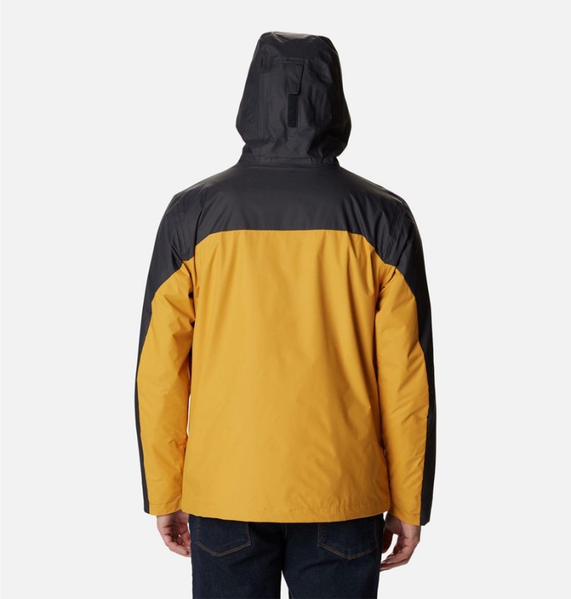 Yellow Men's Columbia Tunnel Falls Interchange 3 In 1 Jackets | 8927-FBRKA