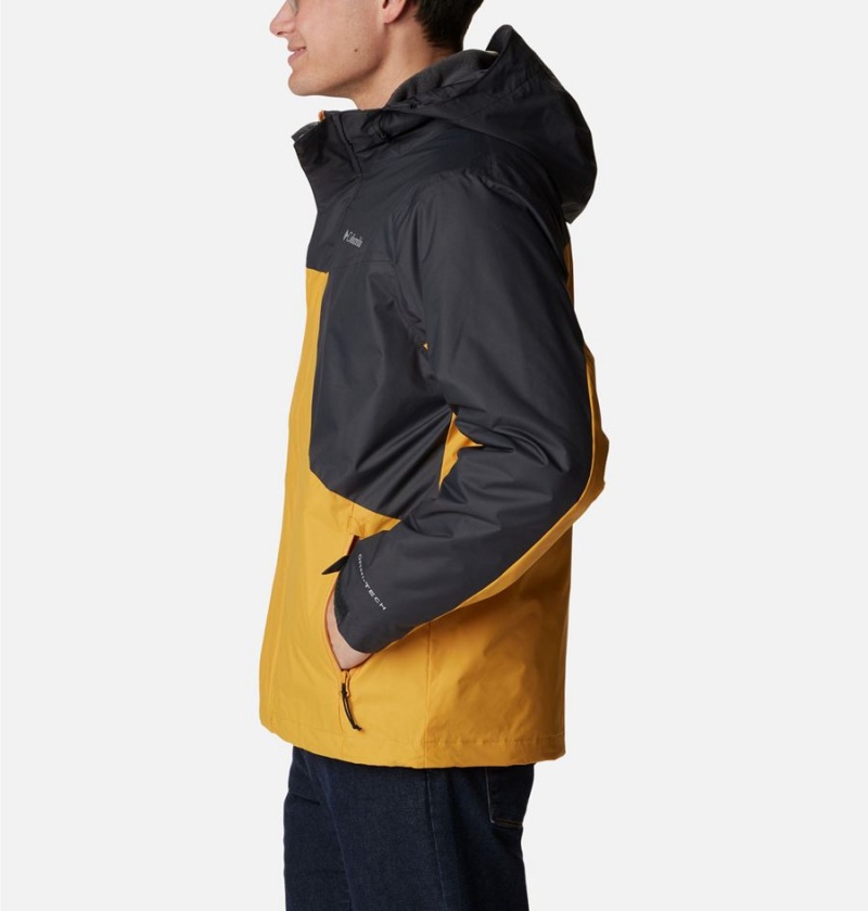 Yellow Men's Columbia Tunnel Falls Interchange 3 In 1 Jackets | 8927-FBRKA