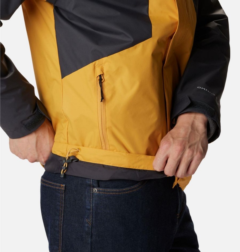 Yellow Men's Columbia Tunnel Falls Interchange 3 In 1 Jackets | 8927-FBRKA