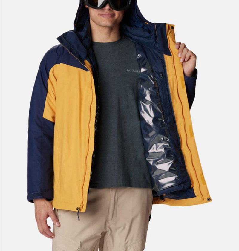 Yellow Men's Columbia Whirlibird IV Interchange Ski Jacket | 4531-IJCHW