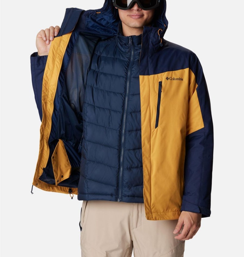 Yellow Men's Columbia Whirlibird IV Interchange Ski Jacket | 4531-IJCHW